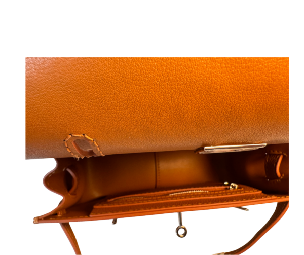 Sac Manja Mosaïque végétale en cuir – Sac artisanal unique